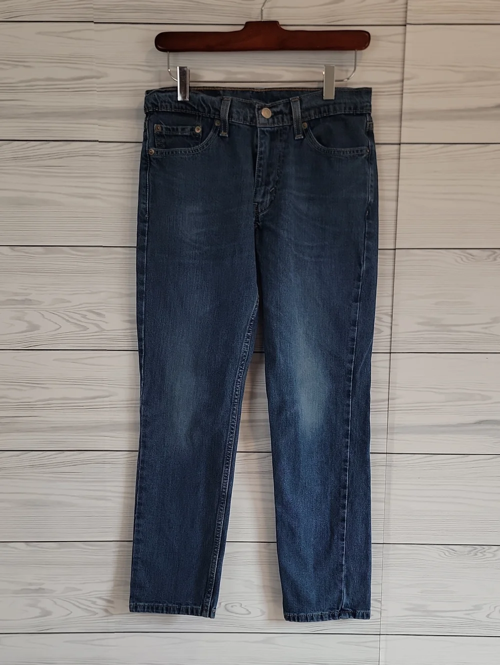 Levi's 511 Straight Leg Blue Denim Jeans Slum Fit Mens Size 30
